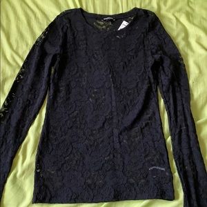 Express Lace Long sleeve top